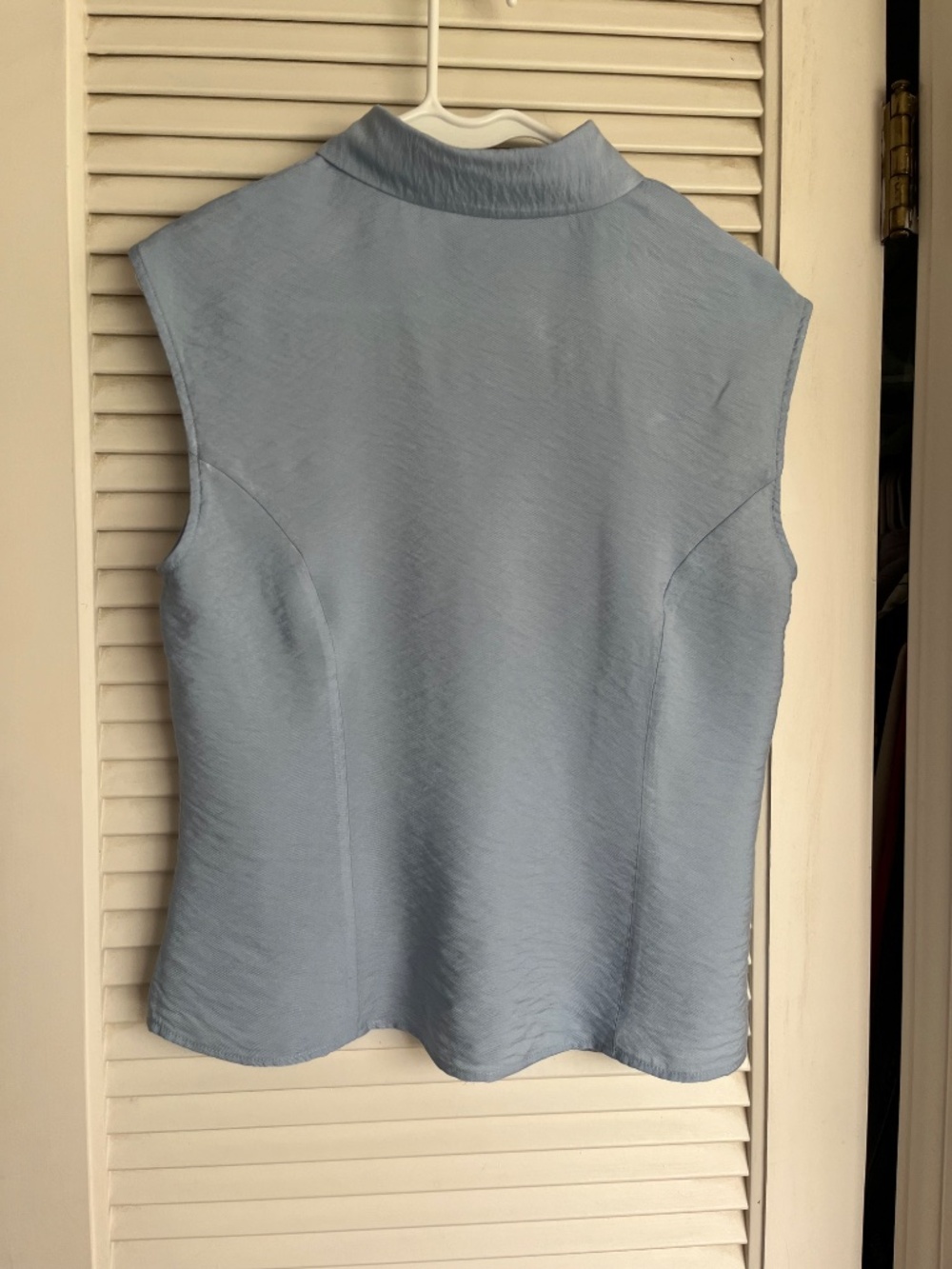 Nordstrom Pleione Sky Blue Sleeveless Dressy Blouse Size Small - Picture 2 of 9